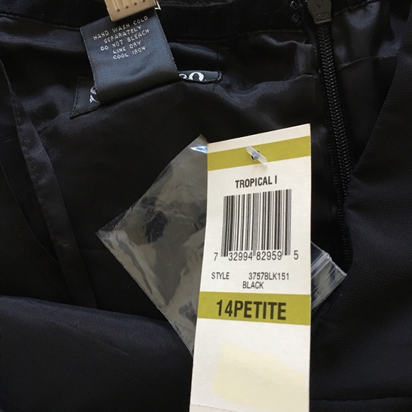 Style & Co. Halter Cocktail Dress S-14P - Picture 6 of 7